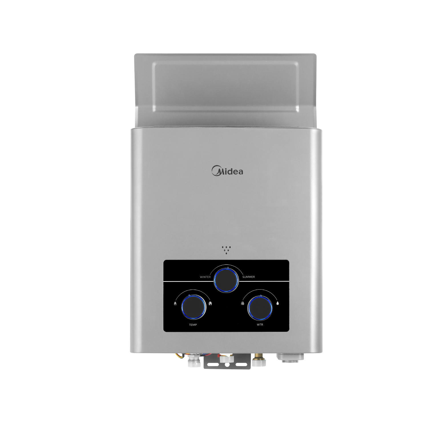 CALENTADOR DE AGUA A GAS TIRO NATURAL 5.5 LTS GLP GRIS